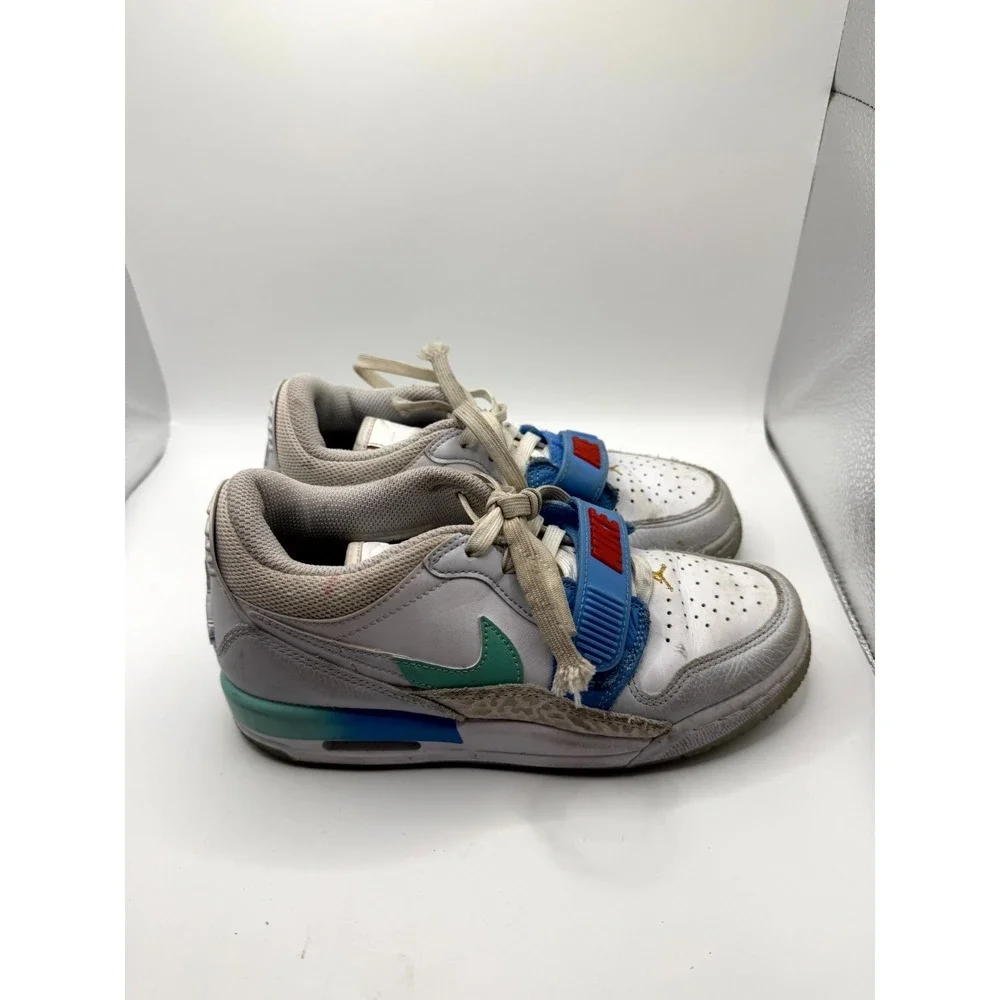 Nike Air Jordan Legacy 312 Low GS FN8896-131 Boys 4 Sneaker White‎ Leather Shoes